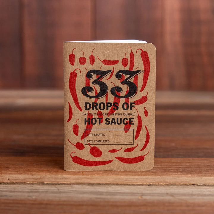 33 Drops of Hot Sauce Tasting Notebook