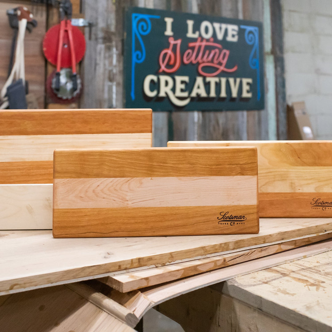 Cherry and Maple Serving Board