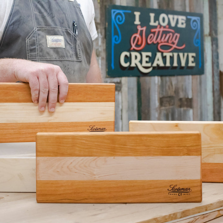 Cherry and Maple Serving Board