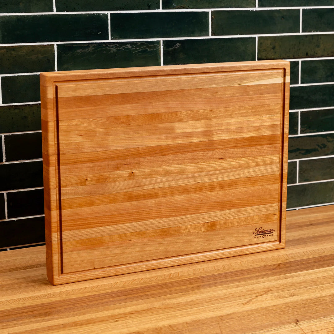 Cherry Butcher Block with Juice Groove