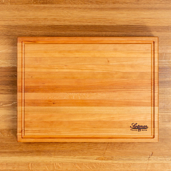 Cherry Butcher Block with Juice Groove