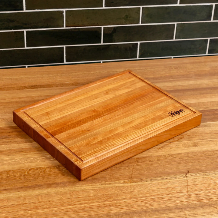 Cherry Butcher Block with Juice Groove