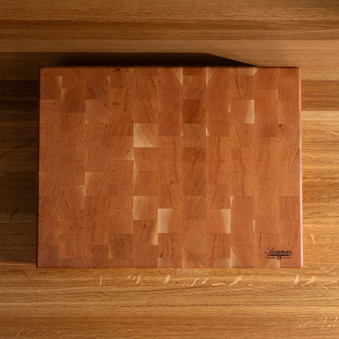 Cherry End Grain Rectangle Butcher Block