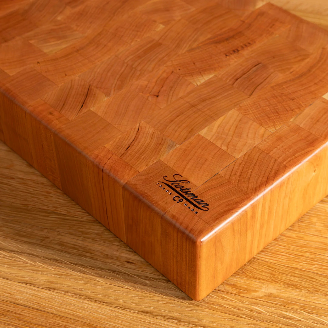 Cherry End Grain Rectangle Butcher Block