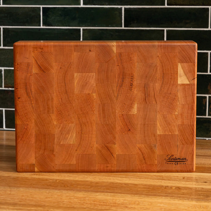 Cherry End Grain Rectangle Butcher Block