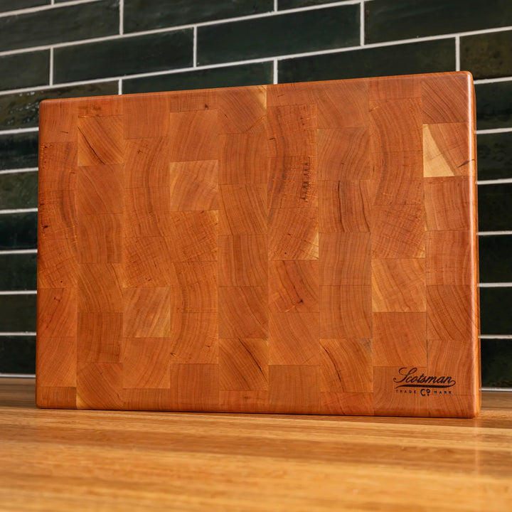 Cherry End Grain Rectangle Butcher Block