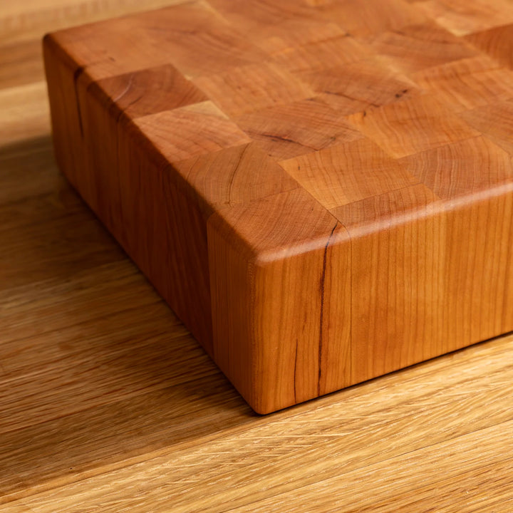 Cherry End Grain Rectangle Butcher Block