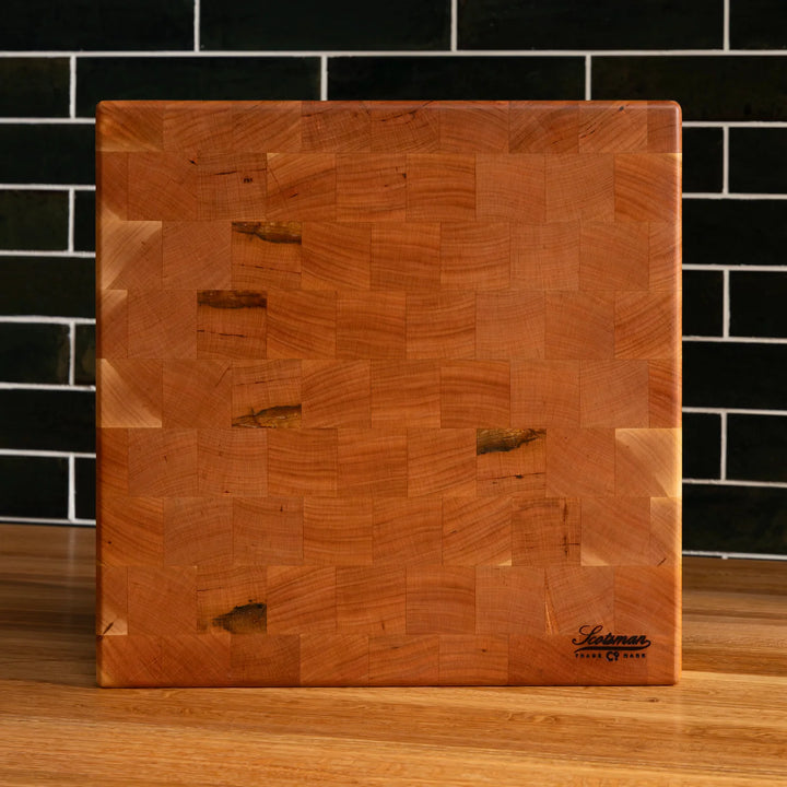 Cherry End Grain Square Butcher Block