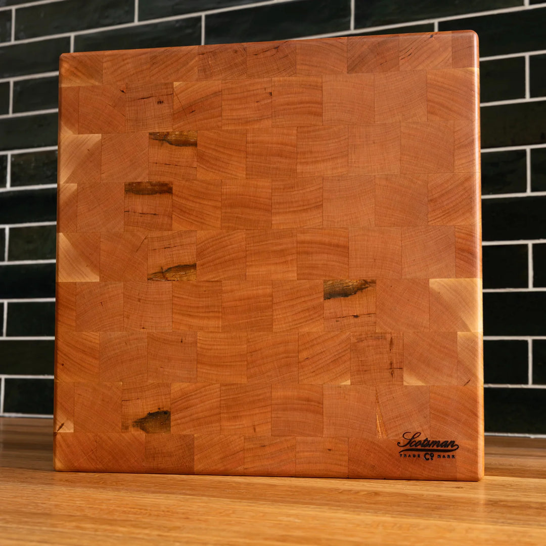 Cherry End Grain Square Butcher Block