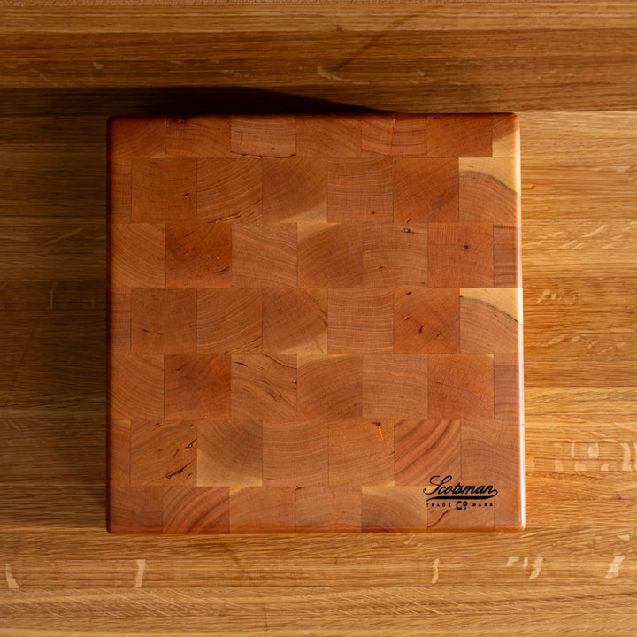 Cherry End Grain Square Butcher Block