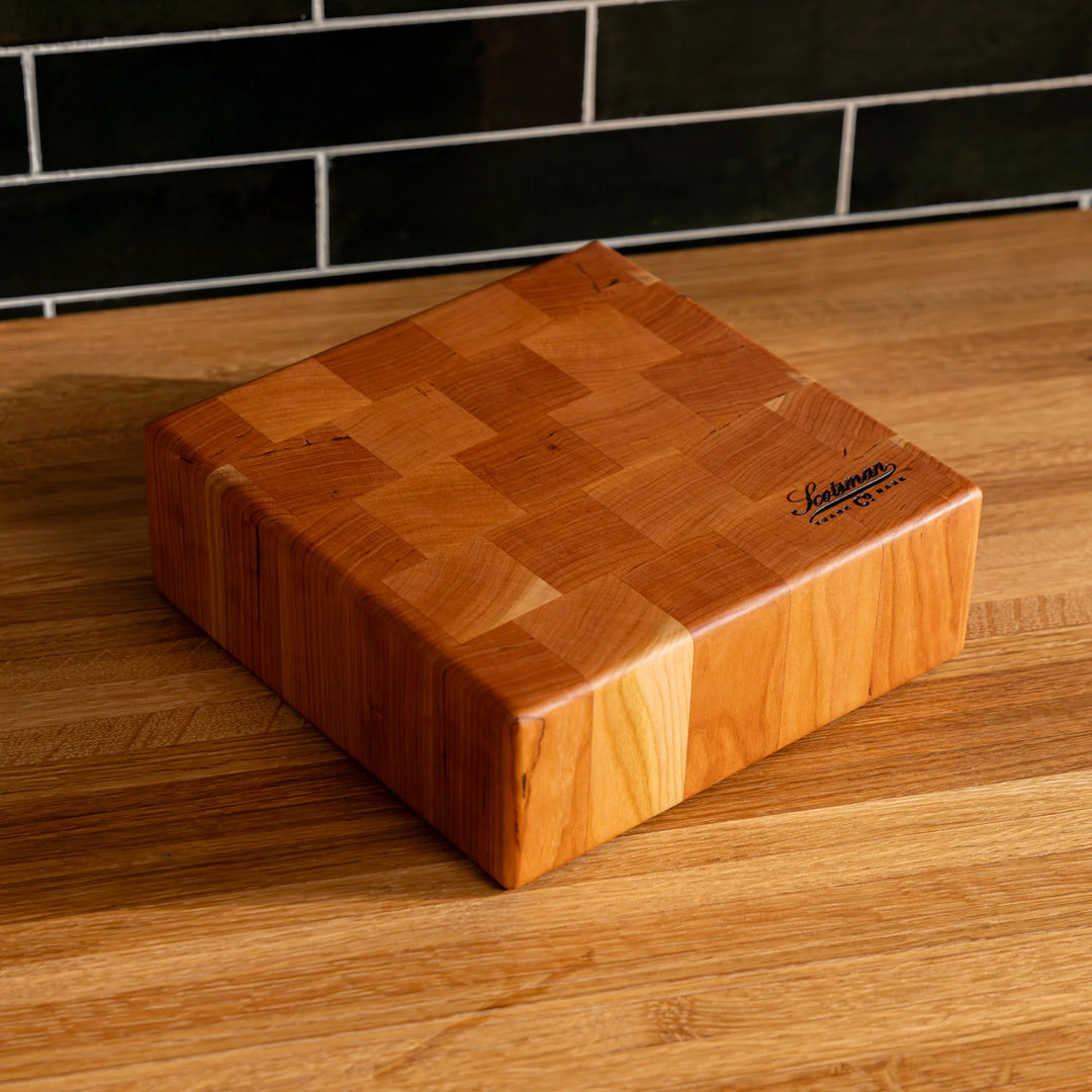 Cherry End Grain Square Butcher Block