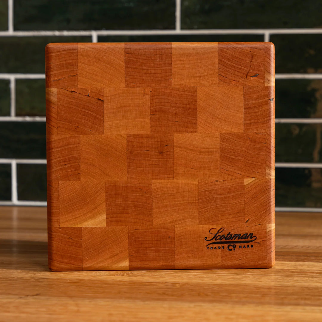 Cherry End Grain Square Butcher Block