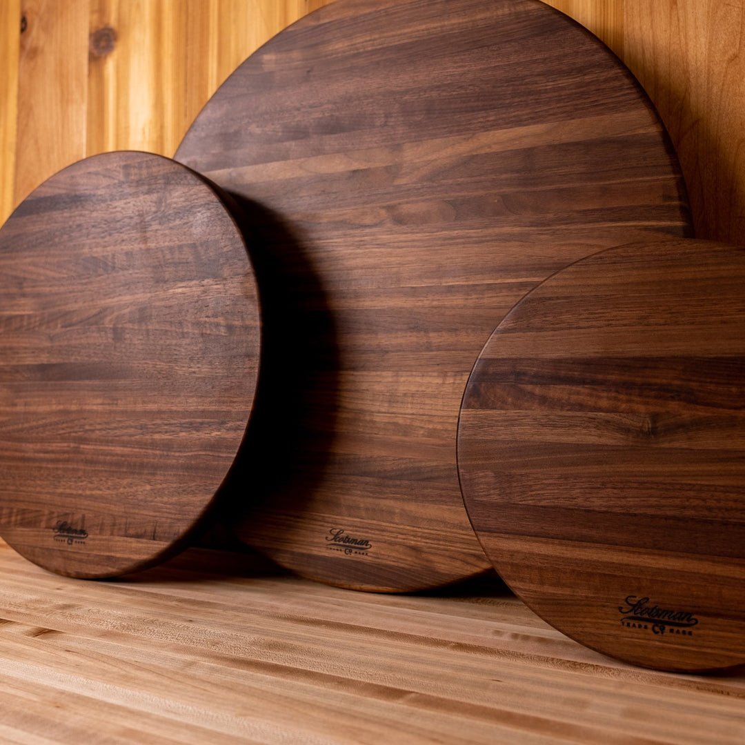 Scotsman Co. Walnut Lazy Susan