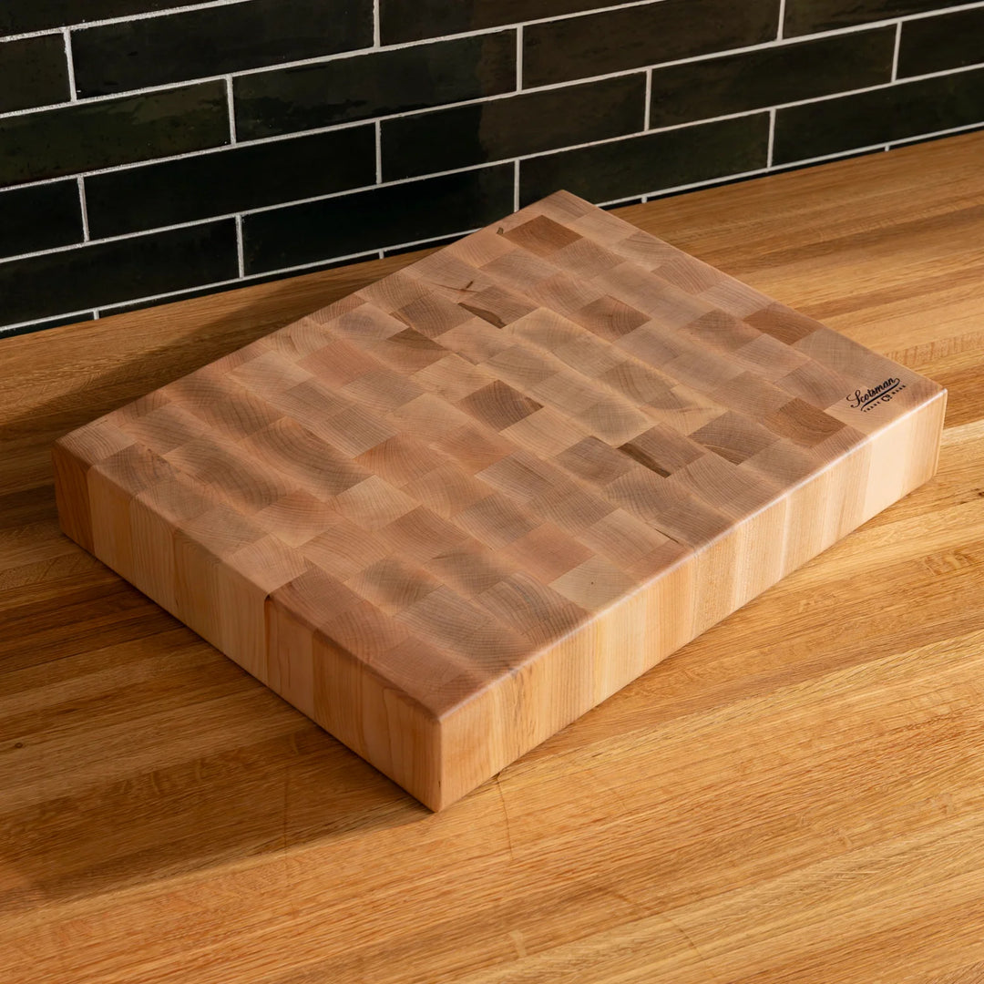 Maple End Grain Rectangle Butcher Block