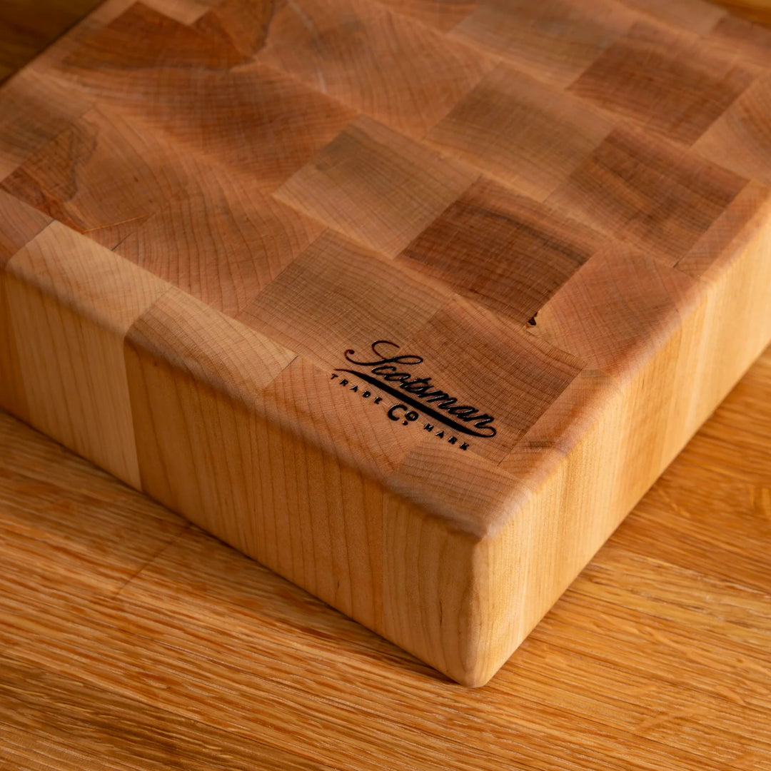 Maple End Grain Square Butcher Block