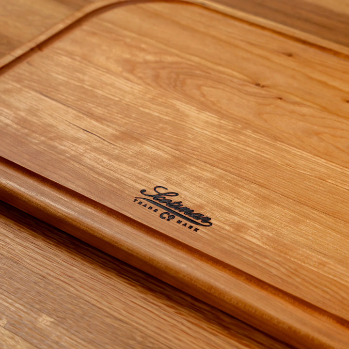 Cherry Rectangle Serving Board with Juice Groove