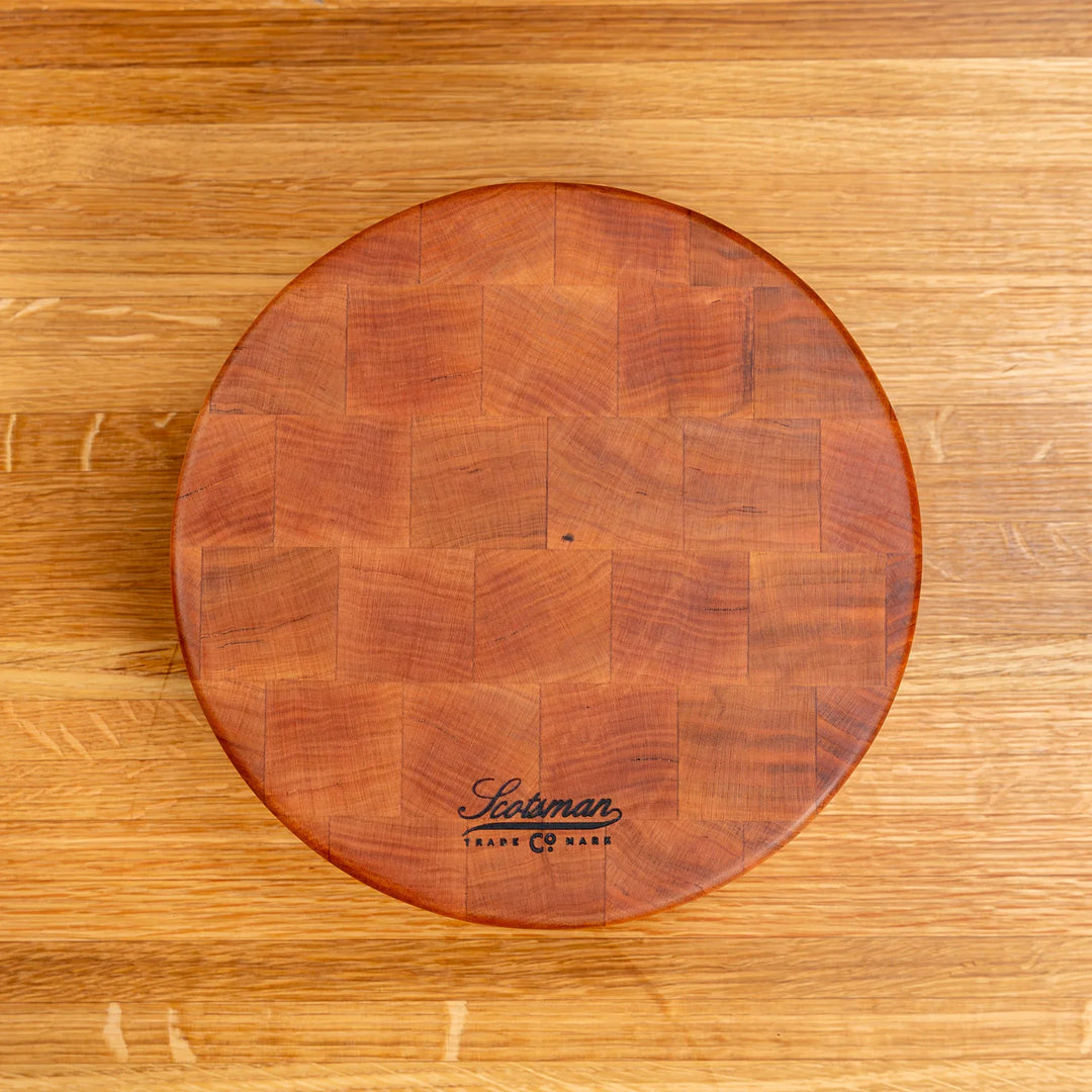 Cherry End Grain Round Butcher Block