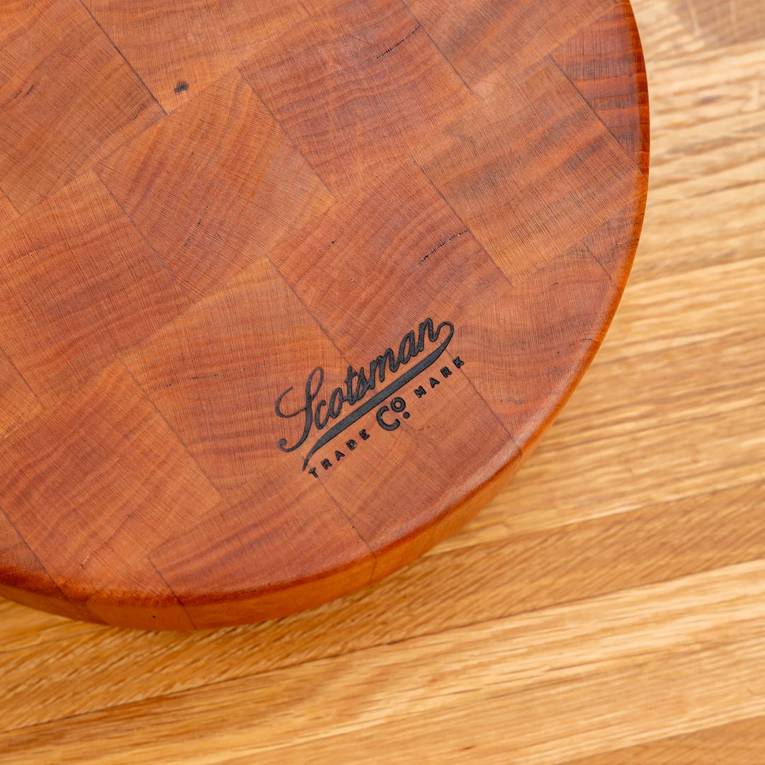 Cherry End Grain Round Butcher Block