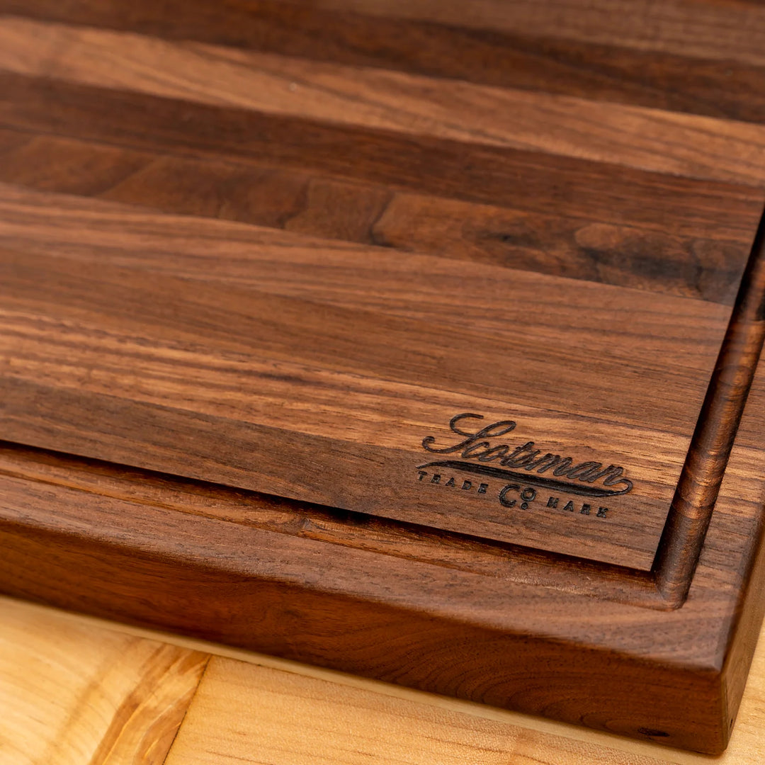 Walnut Butcher Block with Juice Groove