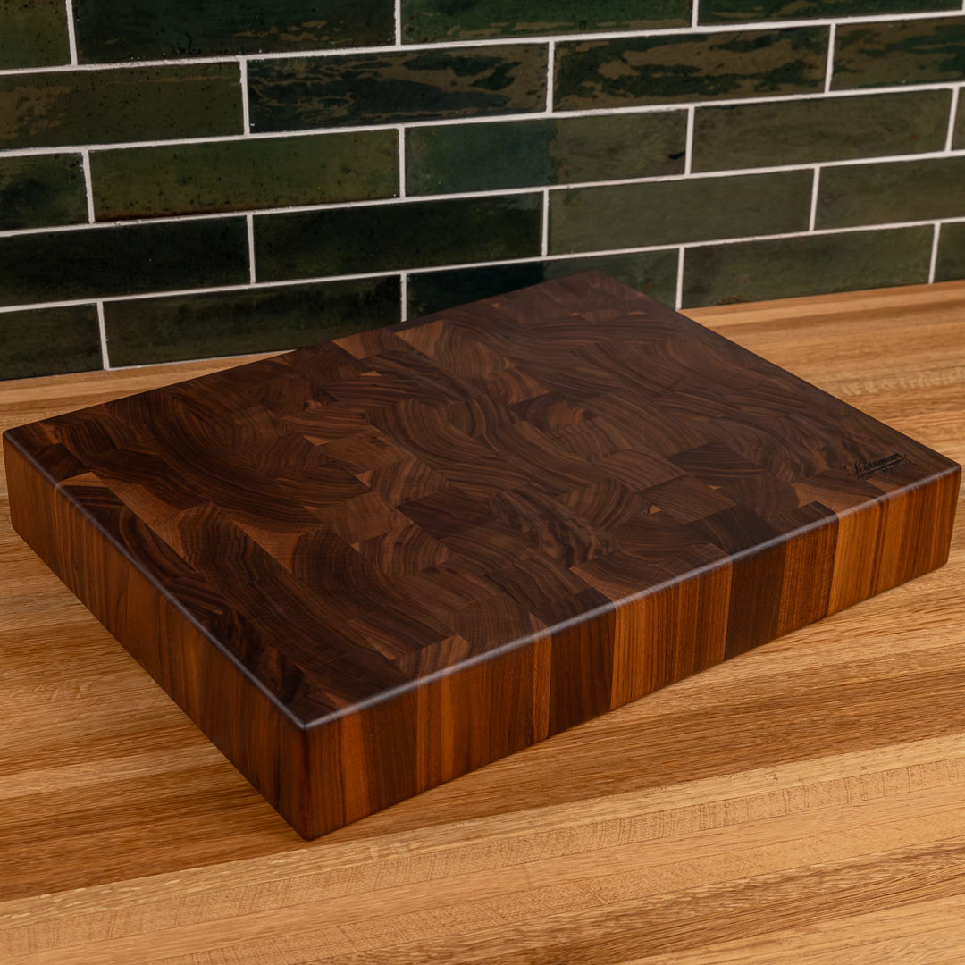 Walnut End Grain Rectangle Butcher Block