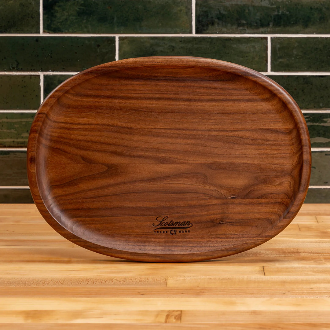 Walnut Oval Carving Board