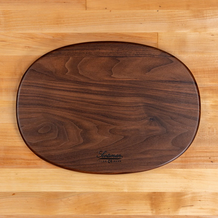 Walnut Oval Serving Board