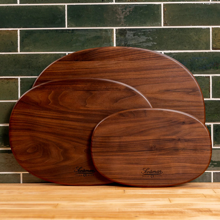 Walnut Oval Serving Board