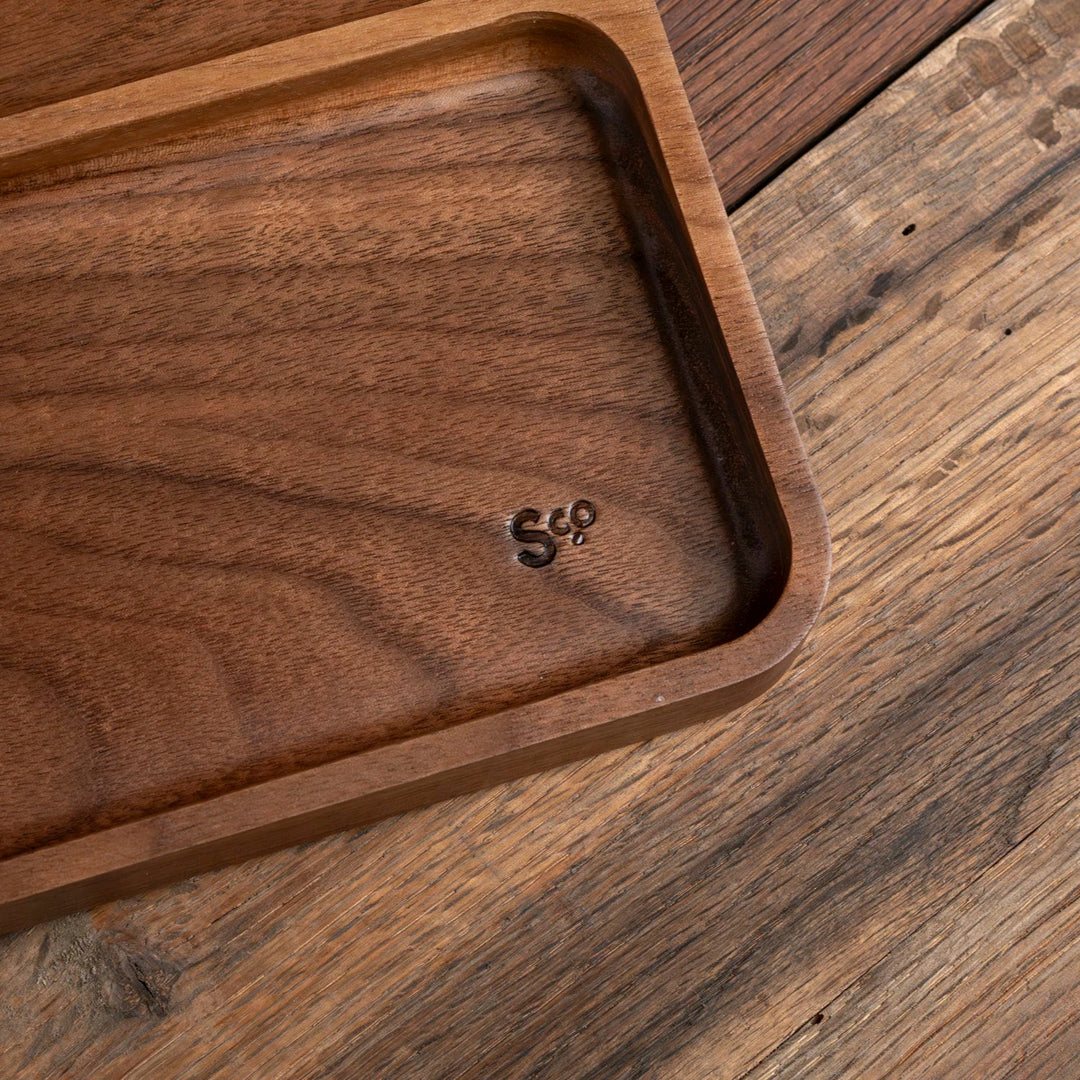 Walnut Wooden Valet