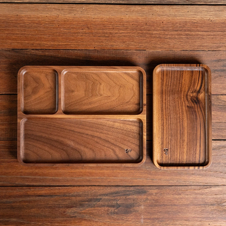 Walnut Wooden Valet