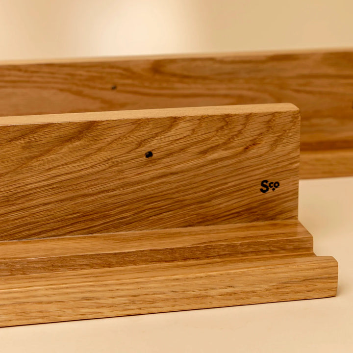 White Oak Floating Shelf