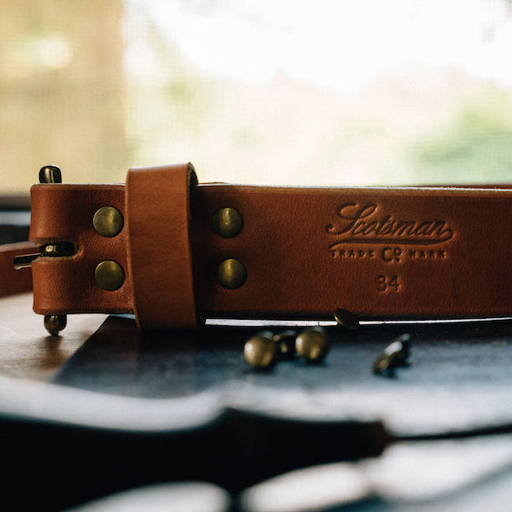 Scotsman Leather Handmade Belt